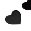Dom Squad Black Wet Vinyl Heart Pasties