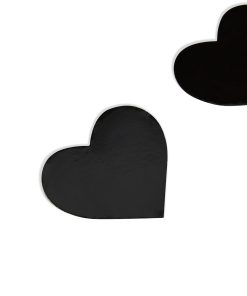 Alternative view of Dom Squad Black Wet Vinyl Heart Pasties