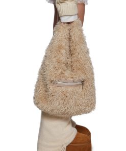 Alternative view of Cutie Heart Faux Fur Shoulder Bag