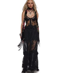 Alternative view of Delilah Lace Maxi Dress