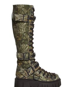 Camo Knee High Boots