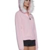 Faux Fur Trimmed Hoodie