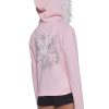 Faux Fur Trimmed Hoodie