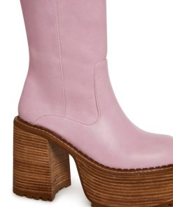Alternative view of Vintage Soul Knee High Boots - Pink