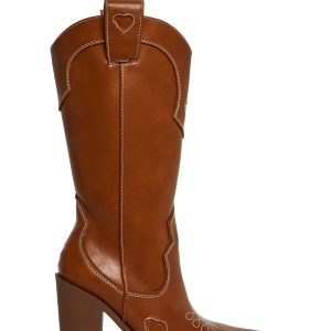Basic Present Perfect Cowgirl Boot ??Carmel