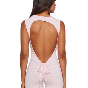 Alternate Realities Backless Romper ?C Pink