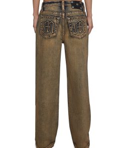 30" High Rise Slim Wide Jeans