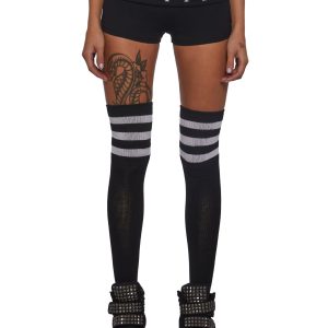 Aura Vibes Studded Mini Shorts