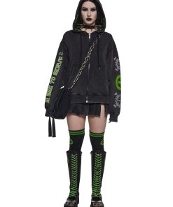 Alternative view of Black No.1 Washed Hoodie