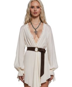 Alana Frills Wrap Dress