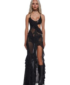 Rebel Mon Amour Maxi Dress - Black