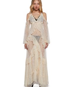 Desert Mirage Lace Maxi Dress