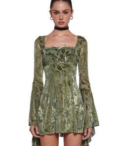 Whimsy Musings Flared Mini Dress