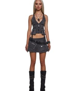 Alternative view of Ego Denim Utility Bustier