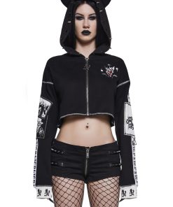 Boogie Woogie Wu Cropped Hoodie