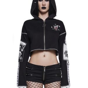 Boogie Woogie Wu Cropped Hoodie