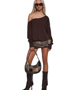 Alternative view of Milana Mini Dress - Brown