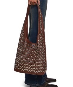 Alternative view of Mirror Images Tote Bag -Brown