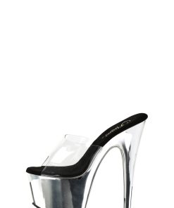 Alternative view of Adore-701 Platform Slides-Silver Chrome