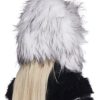 Aura Faux Fur Trapper Hat -White