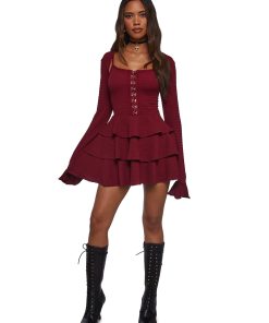 Alternative view of A Little Drama Mini Dress