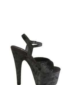 Adore-709WR Platform Ankle Strap Sandals-Black