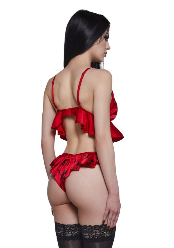 Flutter Bunny 2-Piece Lounge Set -Red