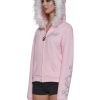 Faux Fur Trimmed Hoodie