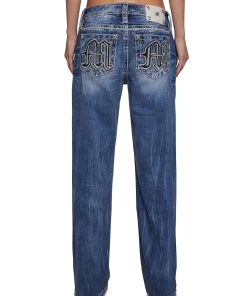 Alternative view of 30" Mid Rise Slim Wide Jeans