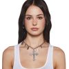 Goth Cross Necklace