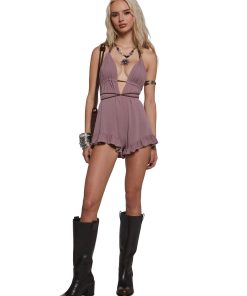Alternative view of Margot Romper - Mauve
