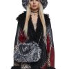 Arctic Noir Faux Fur Bag And Hat Set