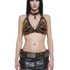Brazen Tactics Chain Harness Choker -Black