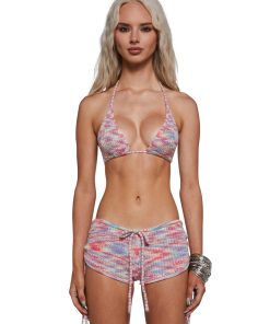 Alternative view of Candy Nonsense Shorts Set - Light Pink