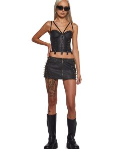 Alternative view of Signal Studded Corset Top