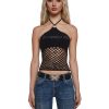 Fishnet Halter Top