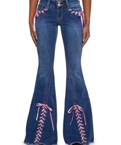 Amazed Babe Flared Jeans