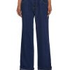 Bella Wide Leg Cuff Jeans