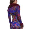 Floral Velvet Shrug