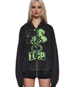 Glow In The Dark Juggla Washed Hoodie