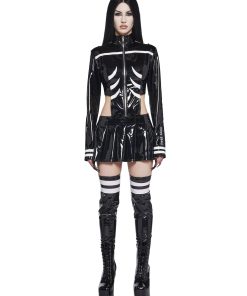 Alternative view of Kaneki Cosplay Mini Dress And Legwarmer Set