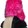 Aura Faux Fur Trapper Hat - Pink