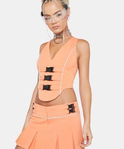 Alternative view of Apricot Across The Club Skirt Set