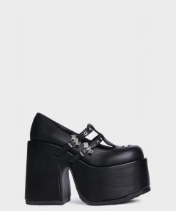 Camel-55 Platform Mary Janes