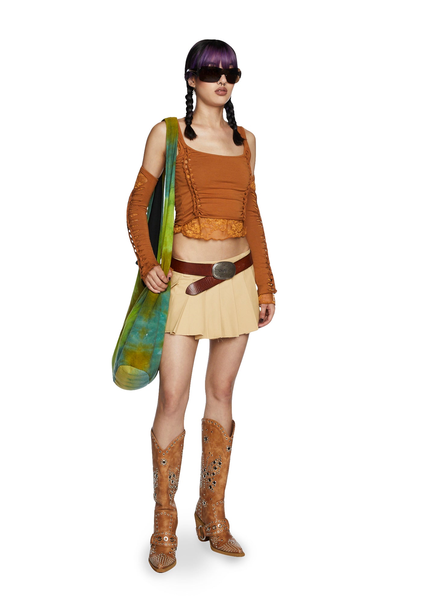 Alternative Spells Top And Gloves Set ?C Brown - Image 2