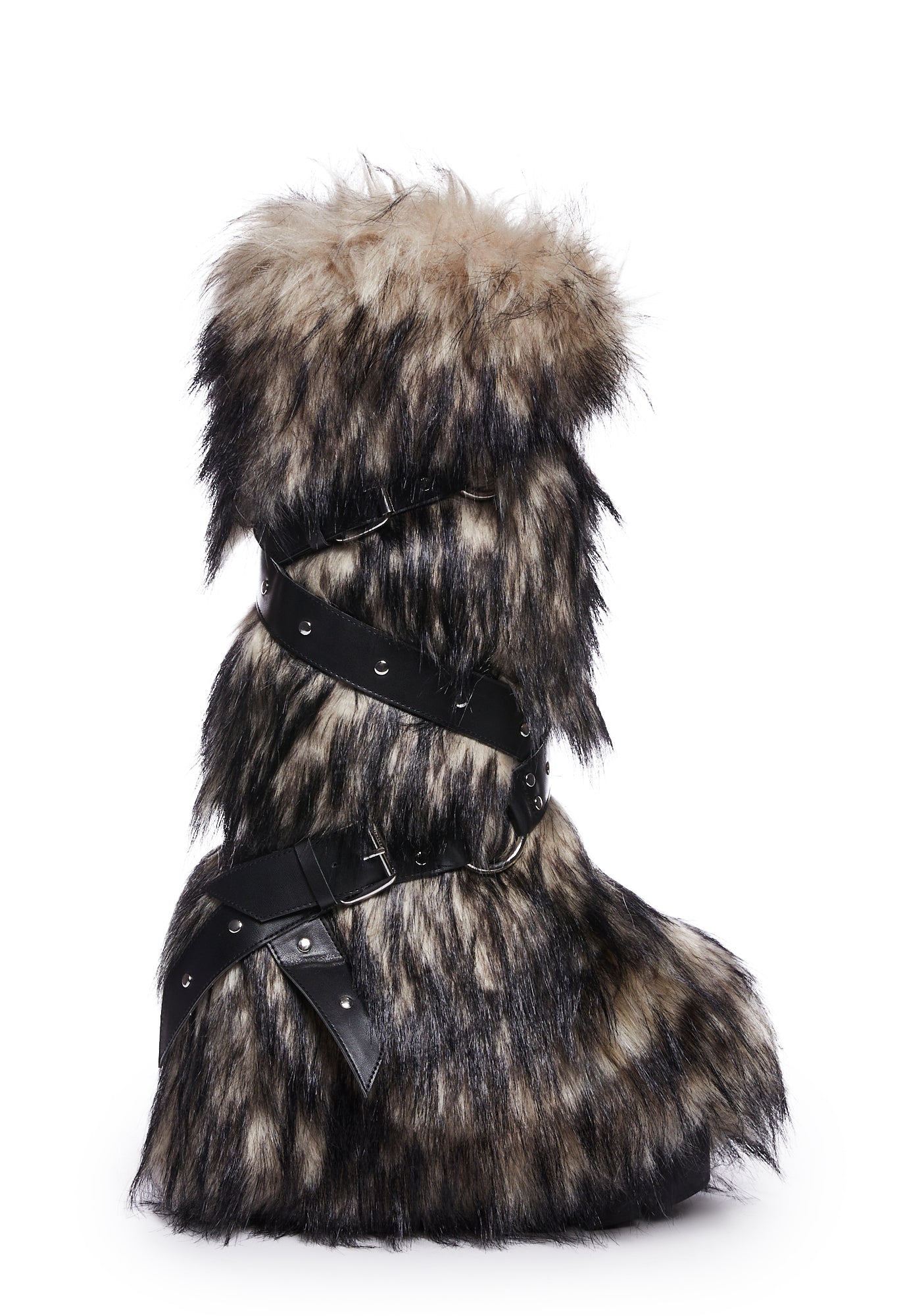 Wild Instincts Faux Fur Boots ?C Off White