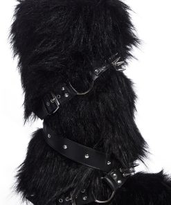 Alternative view of Wild Instincts Faux Fur Boots - Black