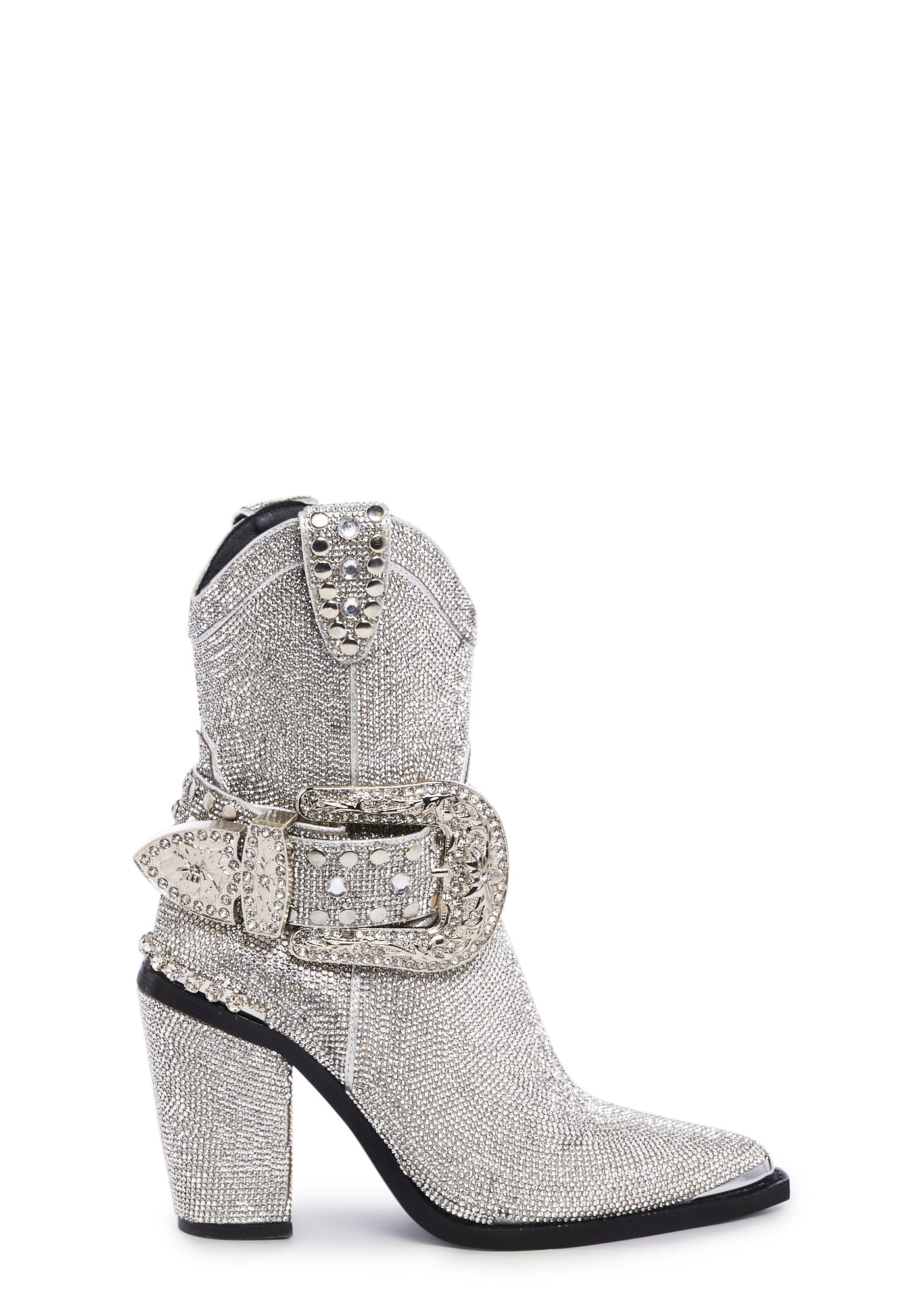 Sharp Sheriff Shine Cowboy Boots ?C Silver