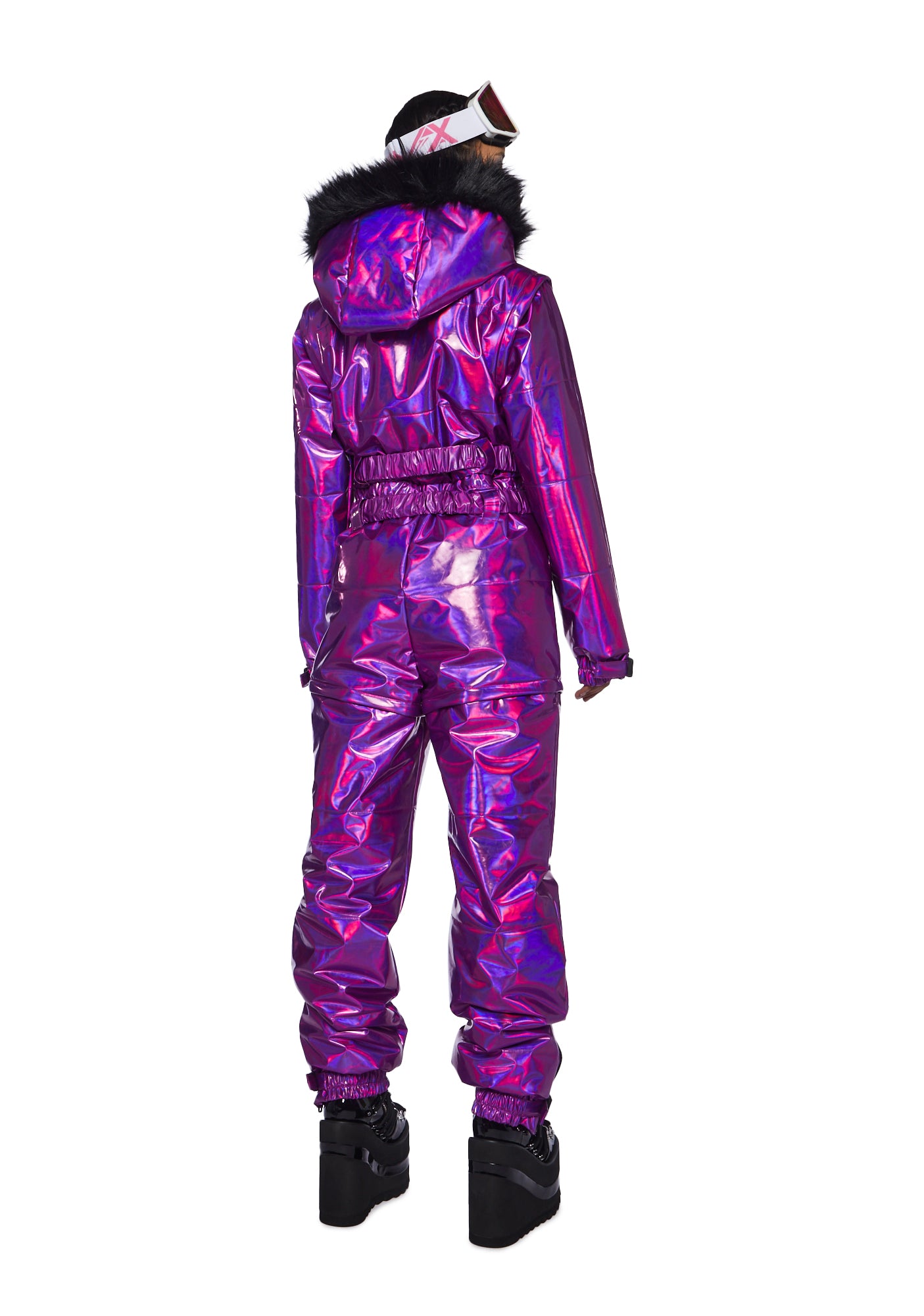 Aurora Beam Holographic Snowsuit ?C Purple - Image 4