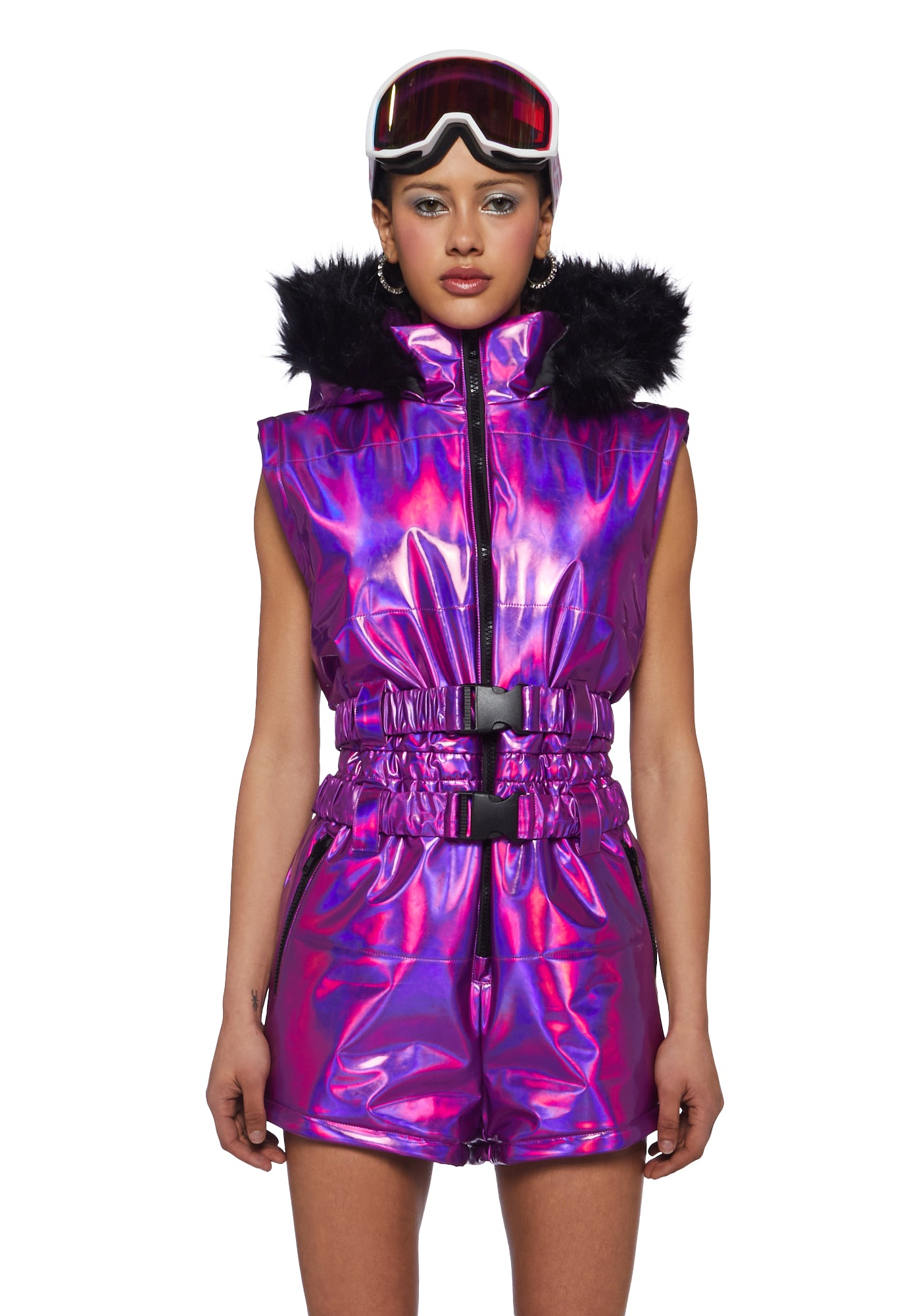 Aurora Beam Holographic Snowsuit ?C Purple - Image 6